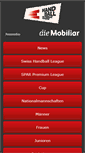 Mobile Screenshot of m.handball.ch