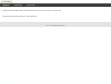 Tablet Screenshot of chfmail.handball.cz
