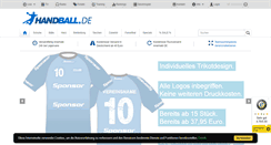 Desktop Screenshot of handball.de
