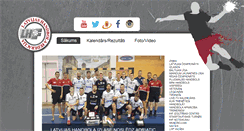 Desktop Screenshot of handball.lv